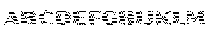 Oilvare Hatch Shadow Regular Font UPPERCASE