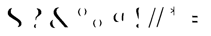 Oilvare Regular Highlight Font OTHER CHARS