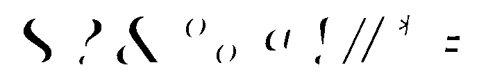Oilvare Regular Italic Highlight Font OTHER CHARS