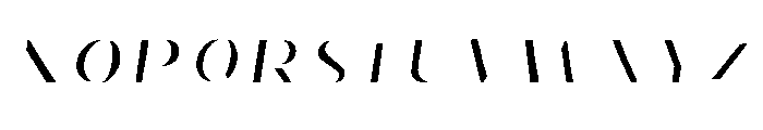 Oilvare Regular Italic Highlight Font UPPERCASE