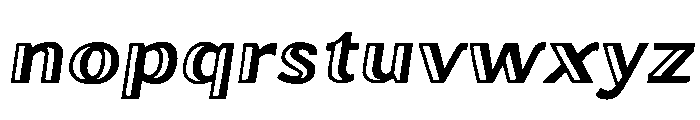 Oilvare Regular Italic Font LOWERCASE