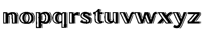 Oilvare Regular Main Font LOWERCASE