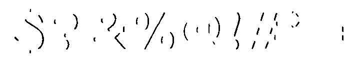 Oilvare Regular Shadow Line Font OTHER CHARS