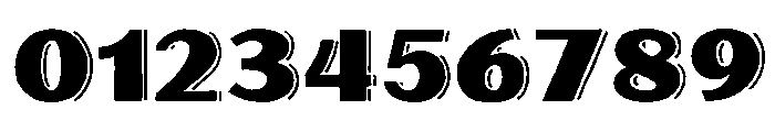 Oilvare Regular Shadowed Font OTHER CHARS