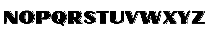 Oilvare Regular Shadowed Font UPPERCASE