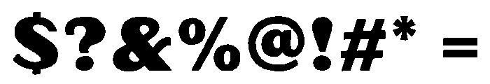 Oilvare Regular Solid Font OTHER CHARS