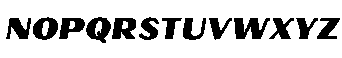 Oilvare Rough Base Regular Italic Font UPPERCASE