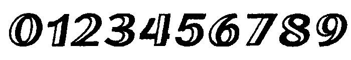 Oilvare Rough Regular Italic Font OTHER CHARS