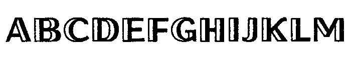 Oilvare Rough Regular Font UPPERCASE