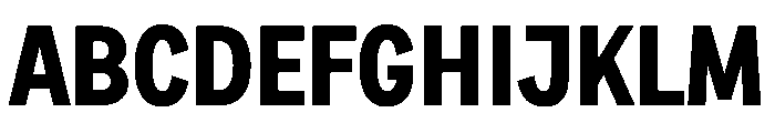 Okaybro Font UPPERCASE