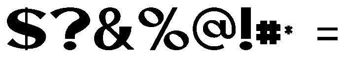 Okle Font OTHER CHARS