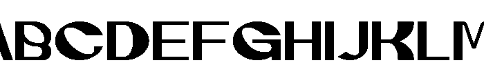Okle Font UPPERCASE