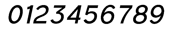 Okrite Italic Font OTHER CHARS
