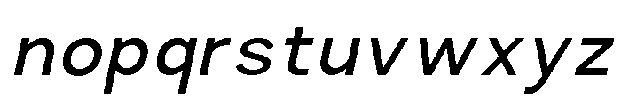 Okrite Italic Font LOWERCASE