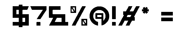 Oksporty Font OTHER CHARS
