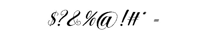 OktaviyaYouthfulSlant Font OTHER CHARS