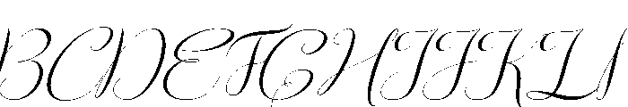 OktaviyaYouthfulSlant Font UPPERCASE