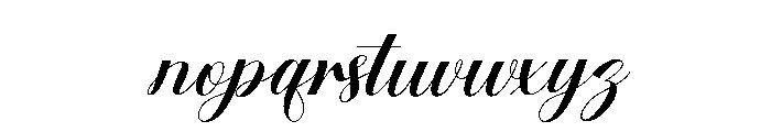 OktaviyaYouthfulSlant Font LOWERCASE