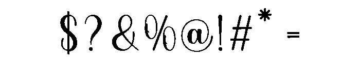 Oktober-Regular Font OTHER CHARS