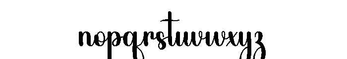 Oktober-Regular Font LOWERCASE