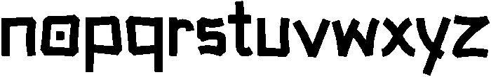 OKLAHOMA Regular otf (400) Font LOWERCASE