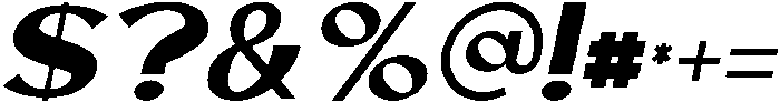 Okle Italic otf (400) Font OTHER CHARS