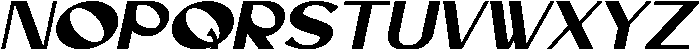 Okle Italic otf (400) Font UPPERCASE