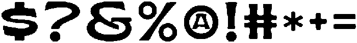 Oksa Rough otf (400) Font OTHER CHARS