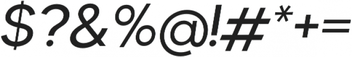 Okta Neue Regular Italic otf (400) Font OTHER CHARS