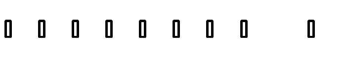 OKC FONT Font OTHER CHARS