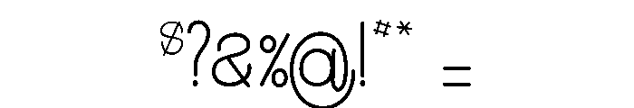Okarina & Mandoline_PersonalUseOnly Font OTHER CHARS