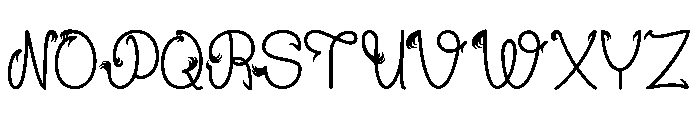 Okarina & Mandoline_PersonalUseOnly Font UPPERCASE