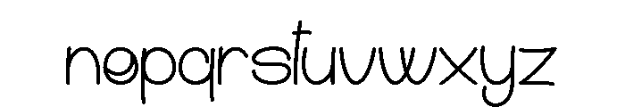 Okarina & Mandoline_PersonalUseOnly Font LOWERCASE