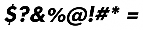 Okojo Bold Italic Font OTHER CHARS