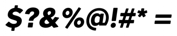 Okojo Pro Display Bold Italic Font OTHER CHARS