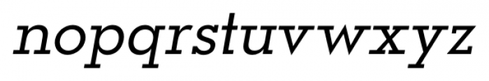 OkojoSlab Italic Font LOWERCASE