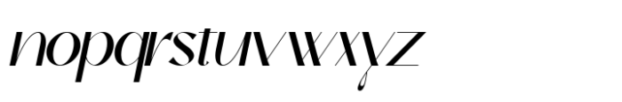 Okaluera Italic Font LOWERCASE