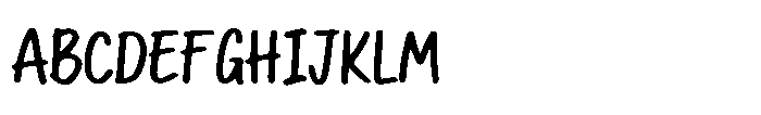 Okay Genuine Font UPPERCASE