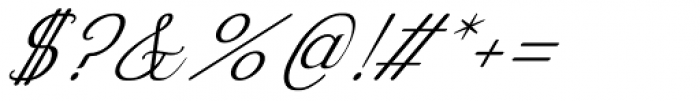 OkayCursive Italic Font OTHER CHARS