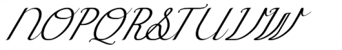 OkayCursive Italic Font UPPERCASE