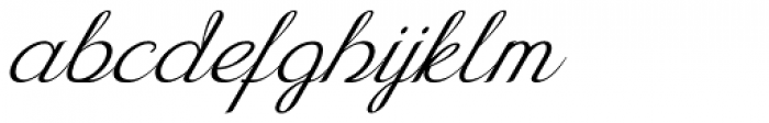 OkayCursive Italic Font LOWERCASE