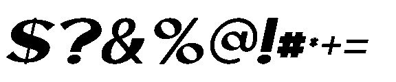 Okle Italic Font OTHER CHARS
