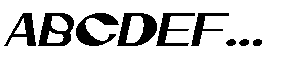 Okle Italic Font UPPERCASE