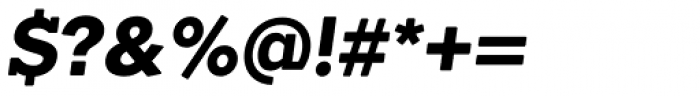Okojo Slab Pro Display Bold Italic Font OTHER CHARS
