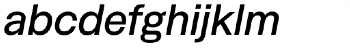 Okomito Next Medium Italic Font LOWERCASE