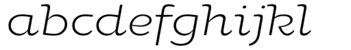 Oksana Greek Alt Italic Font LOWERCASE