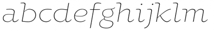 Oksana Light Italic Font LOWERCASE