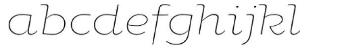 Oksana Std Alt Light Italic Font LOWERCASE
