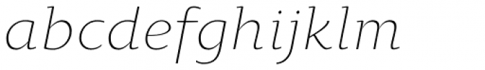 Oksana Text Alt Light Italic Font LOWERCASE