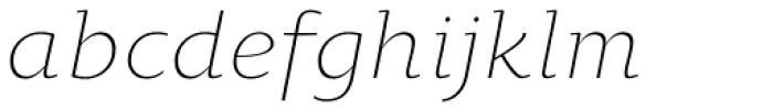 Oksana Text Light Italic Font LOWERCASE